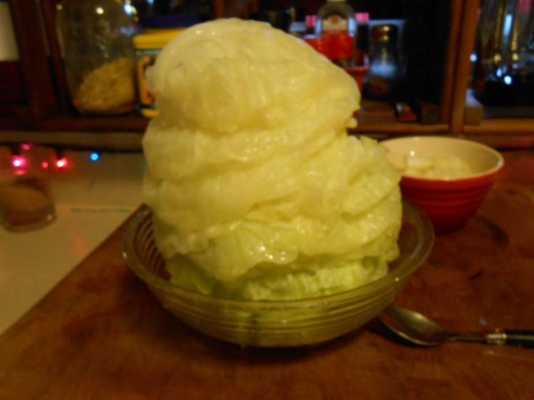 STEAMED CABBAGE LEAVES
