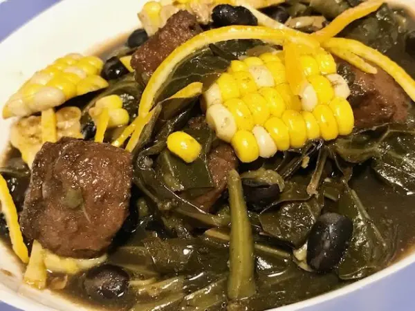 Beefless Tips And Collards For Africa